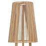 2_Palma Teak 71" Motion Sensor Solar LED Outdoor Tripod Floor Lamp more views
