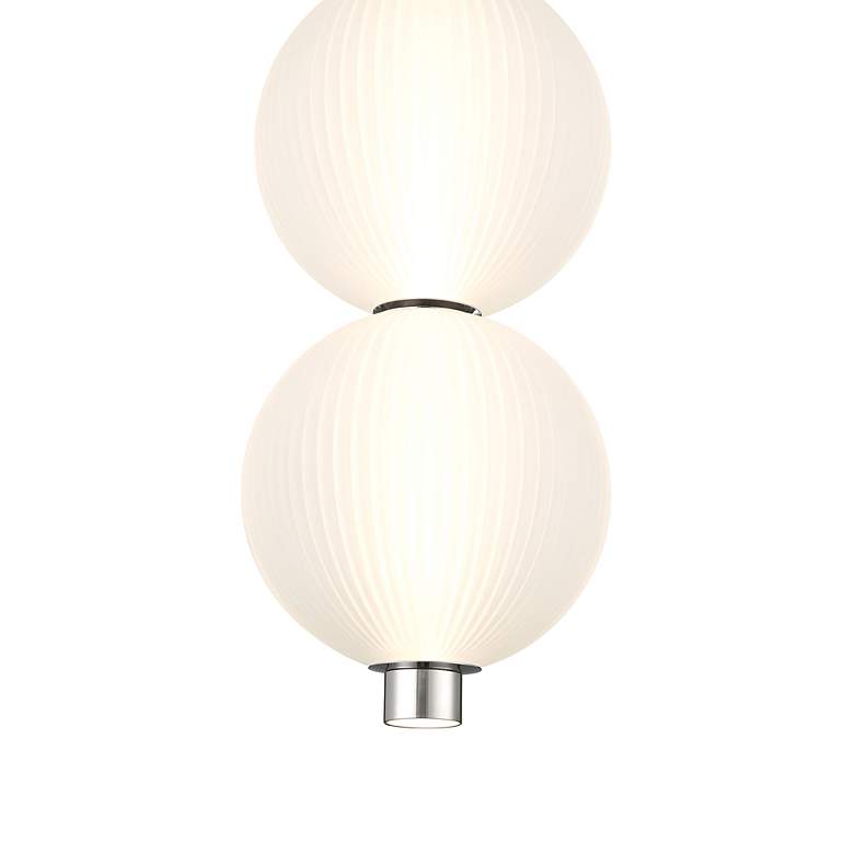 Image 3 Palmas 16" LED Pendant Nickel more views