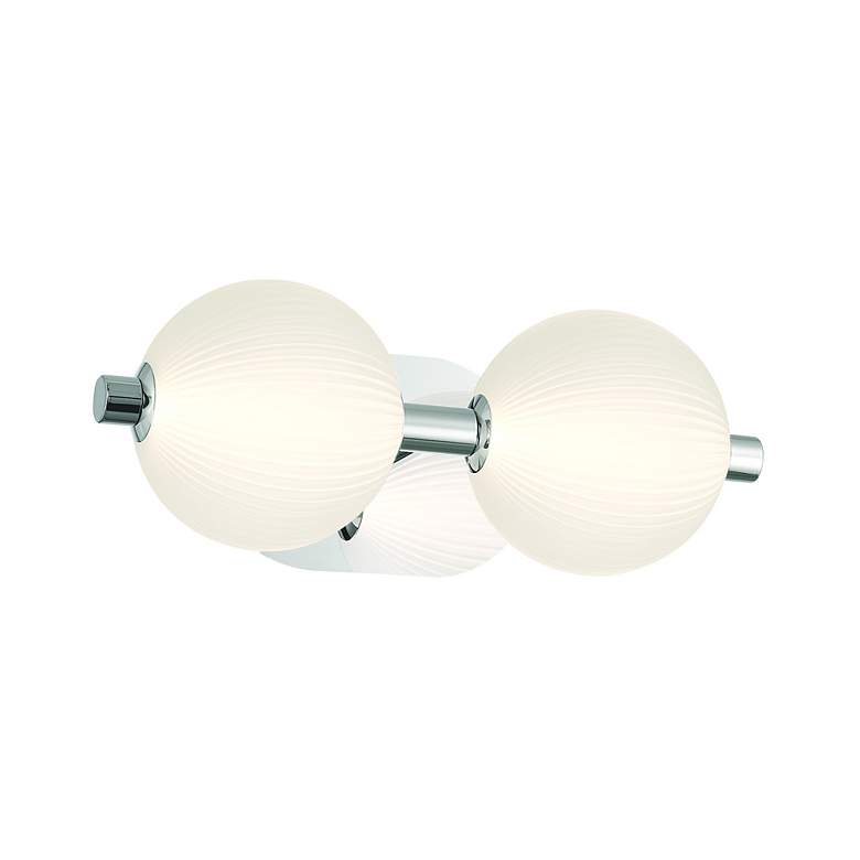 Image 3 Palmas 2 Light Vanity Nickel more views