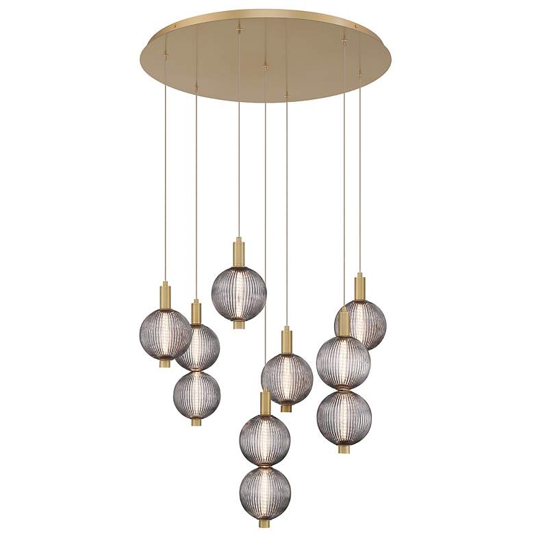 Image 1 Palmas 30" LED Pendant Gold