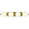 Palmas 4 Light Vanity Gold