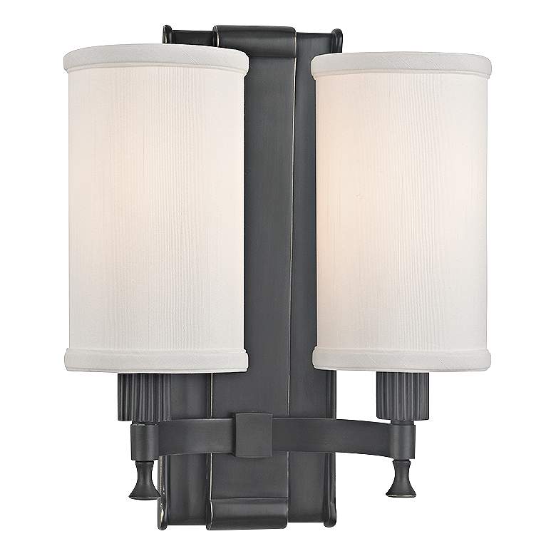 Image 1 Palmdale 12" High 2-Light Old Bronze Wall Sconce