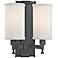 Palmdale 12" High 2-Light Old Bronze Wall Sconce
