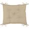 Palmdale Canvas Antique Beige 24"W Tufted Chair Back Cushion