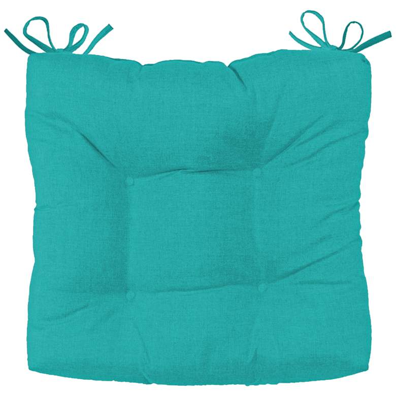 Image 1 Palmdale Canvas Aruba 19" Wide Tufted Chair Cushion