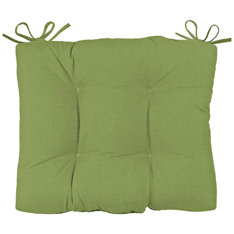 Image 1 Palmdale Canvas Ginkgo 24 1/2"W Tufted Chair Back Cushion