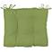 Palmdale Canvas Ginkgo 24 1/2"W Tufted Chair Back Cushion