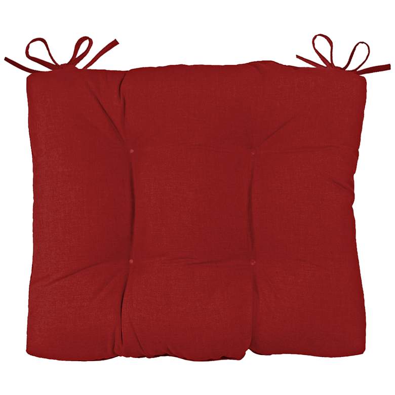 Image 1 Palmdale Canvas Jockey Red 24 1/2" Wide Chair Back Cushion