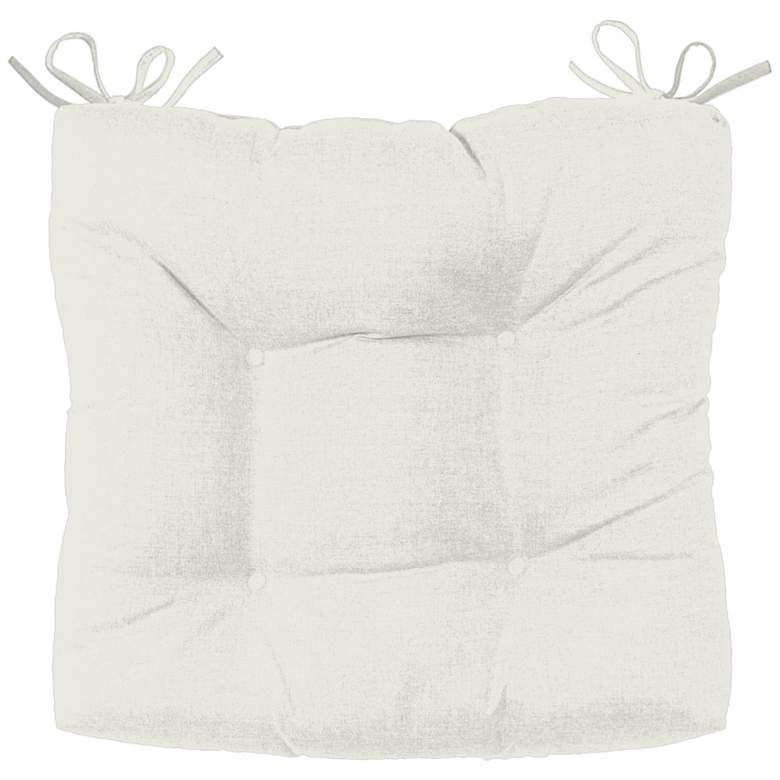 Image 1 Palmdale Canvas Natural 19 inch Wide Tufted Chair Cushion