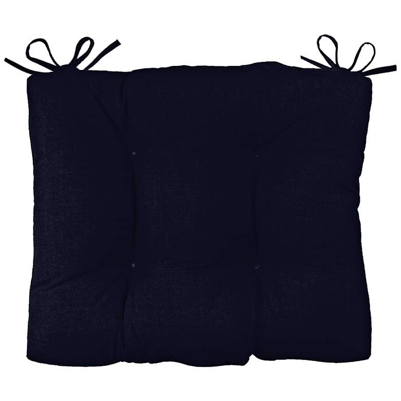 Image 1 Palmdale Canvas Navy 24 1/2" Wide Tufted Chair Back Cushion