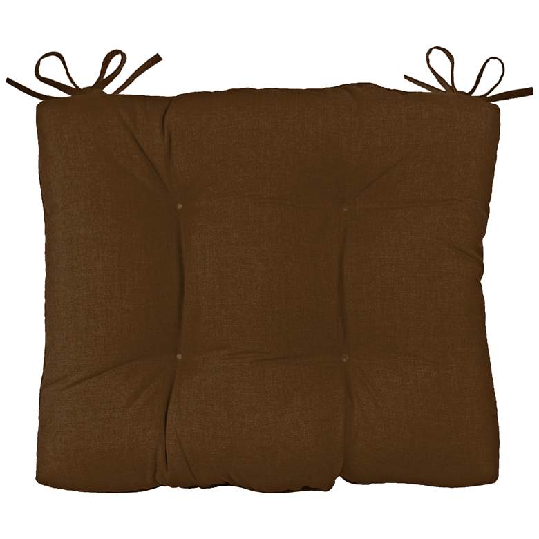 Image 1 Palmdale Canvas Teak 24 1/2" Wide Tufted Chair Back Cushion