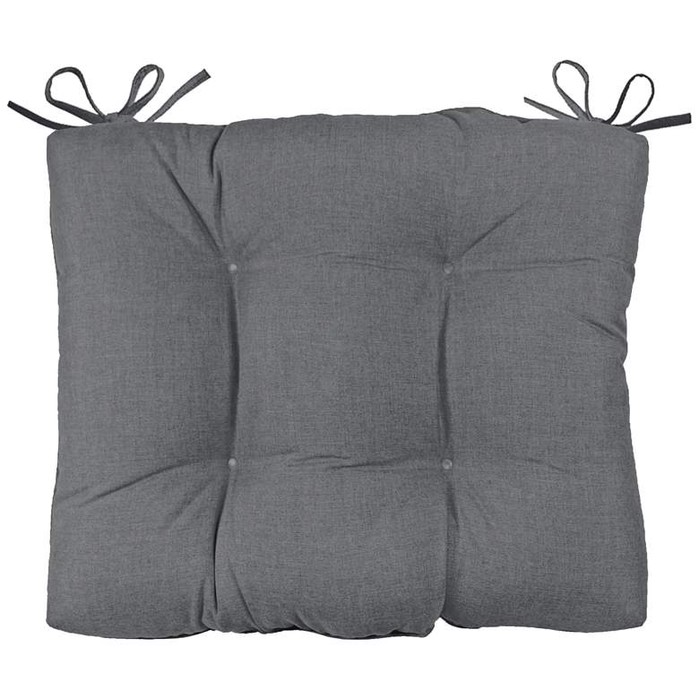 Image 1 Palmdale Cast Slate 24 1/2" Wide Tufted Chair Back Cushion