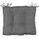 Palmdale Cast Slate 24 1/2" Wide Tufted Chair Back Cushion