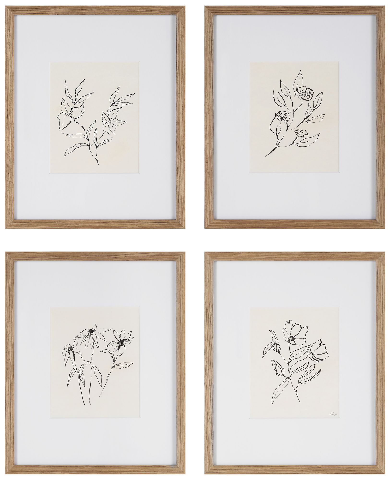 Image 3 Palmela 16.0" Wide Wall Decor, Printed Artwork (4 Piece Set) more views