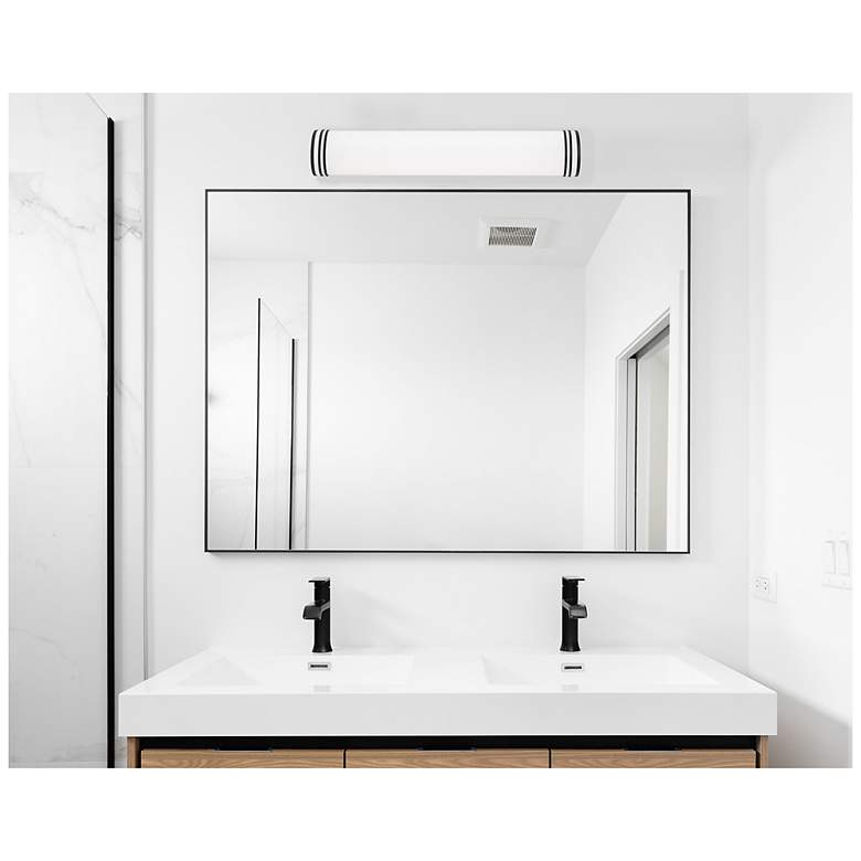 Image 2 Palmer 3.5" Wide Black LED Vanity Light more views