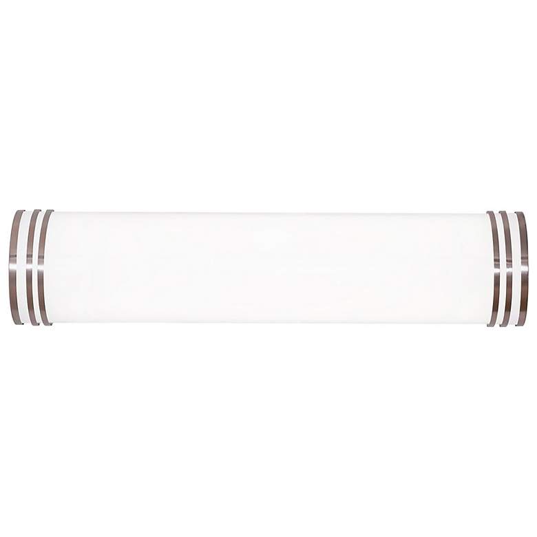 Image 2 Palmer 3.5" Wide Satin Nickel LED Vanity Light more views
