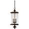 Palmer 3-Light Outdoor Hanging Lantern in Walnut Patina