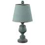 3_Palmer Antique Urn Coastal Blue Accent Table Lamp more views