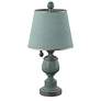 6_Palmer Antique Urn Coastal Blue Accent Table Lamp more views