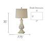Palmer Cottage White Accents Table Lamps Set of 2