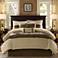 Palmer Natural Pieced 7-Piece Comforter Set