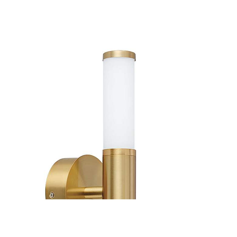 Image 3 Palmera 1 - 2 Light LED Bath and Vanity Light - Brushed Gold - White more views