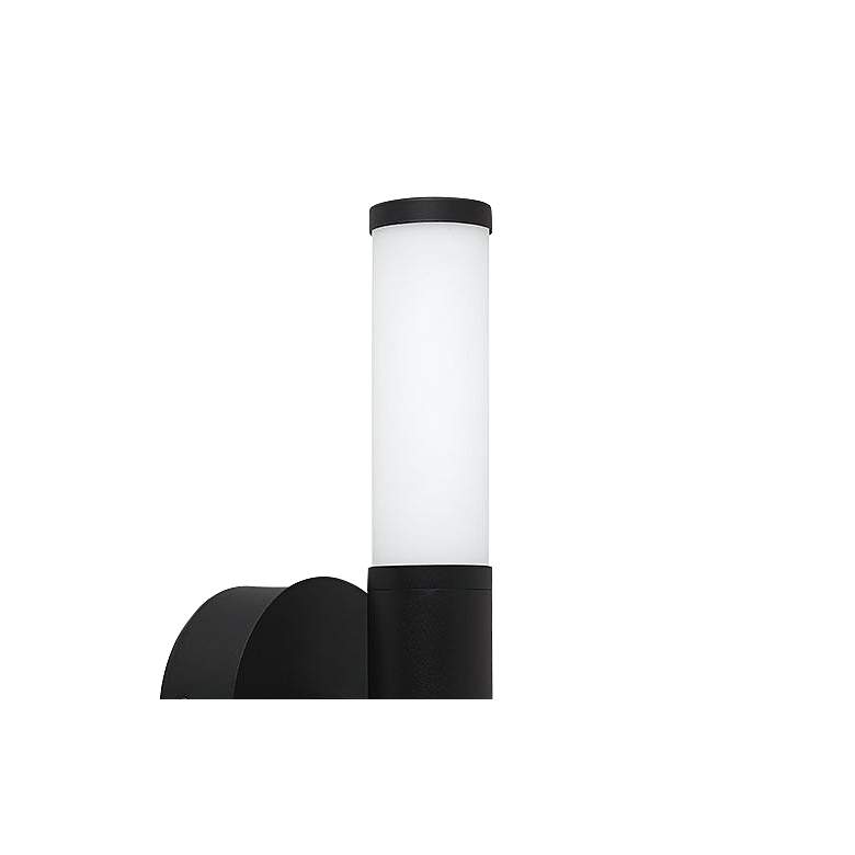 Image 3 Palmera 1 - 2 Light LED Bath and Vanity Light - Matte Black - White more views