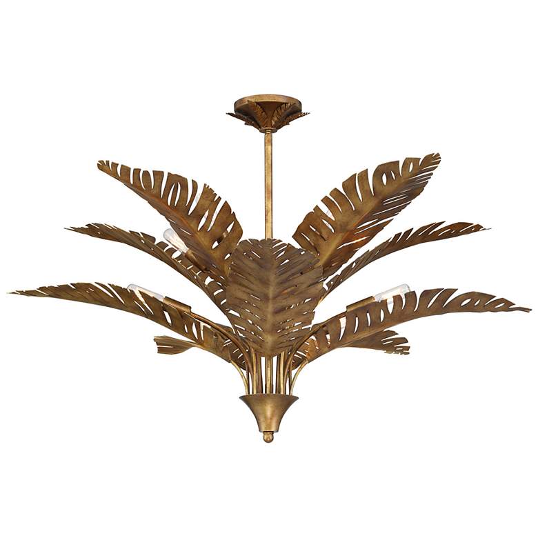 Image 3 Palmera 10-Light Chandelier in Gold Vein by Breegan Jane more views