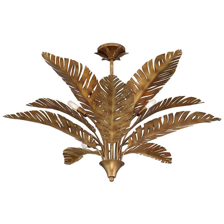 Image 4 Palmera 10-Light Chandelier in Gold Vein by Breegan Jane more views