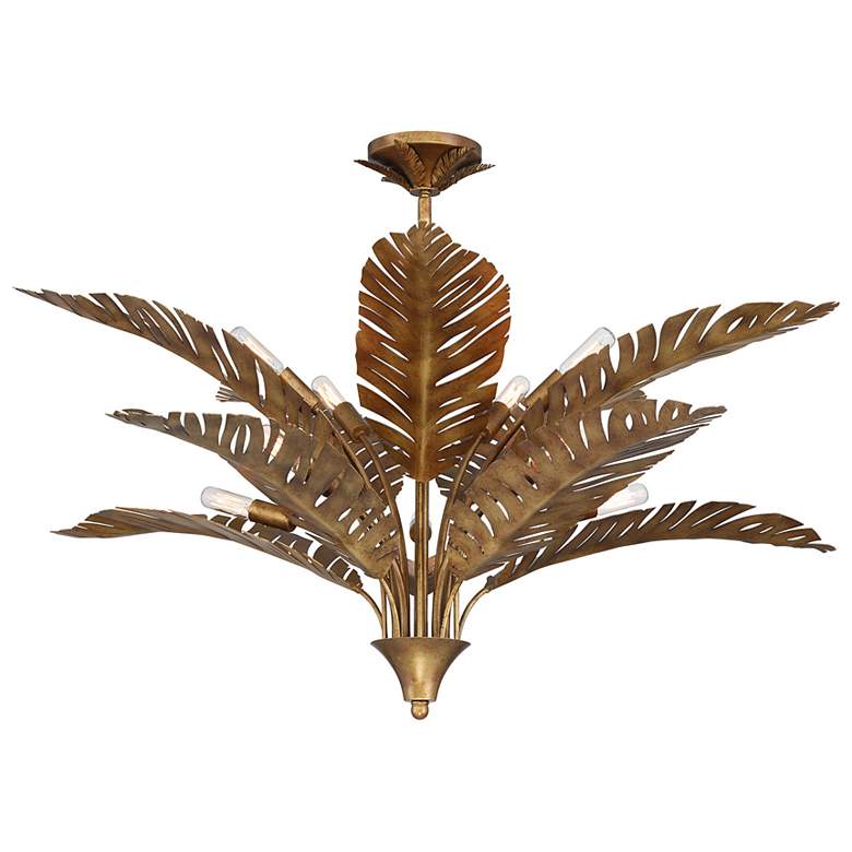 Image 5 Palmera 10-Light Chandelier in Gold Vein by Breegan Jane more views