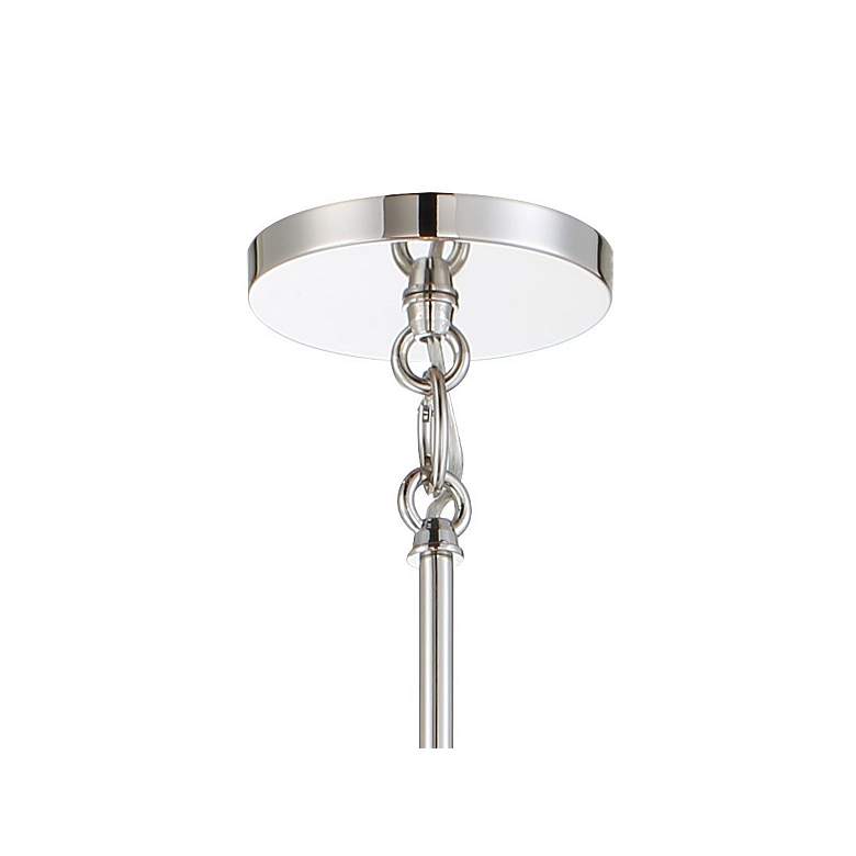 Image 3 Palmetto 14 1/2" Wide Polished Nickel 4-Light Pendant Light more views