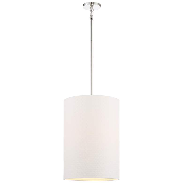 Image 4 Palmetto 14 1/2 inch Wide Polished Nickel 4-Light Pendant Light more views