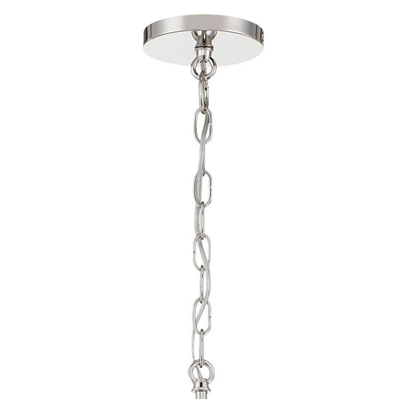 Image 3 Palmetto 24 1/2" Wide Polished Nickel Drum Pendant Light more views