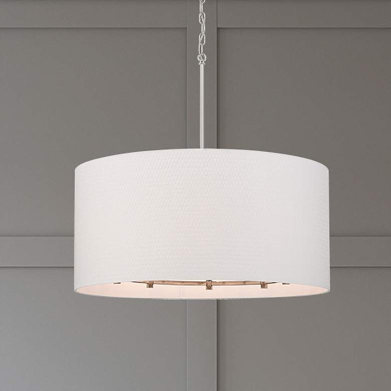 Image 1 Palmetto 8-Light Drum Pendant