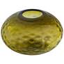 Palmgren 9.2" High Green Short Round Glass Vase