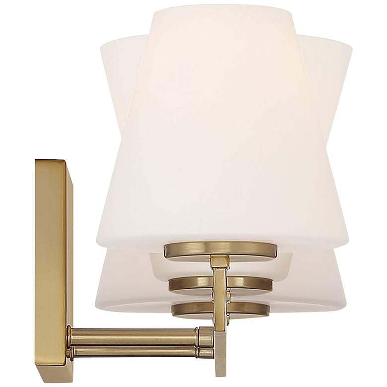 Image 5 Palmyra 24" Wide Brushed Gold 3-Light Vanity Bath Light more views