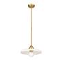 5_Paloma 14" Wide Olde Brass Pendant Light more views