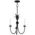 Paloma 3-Light Chandelier - Black