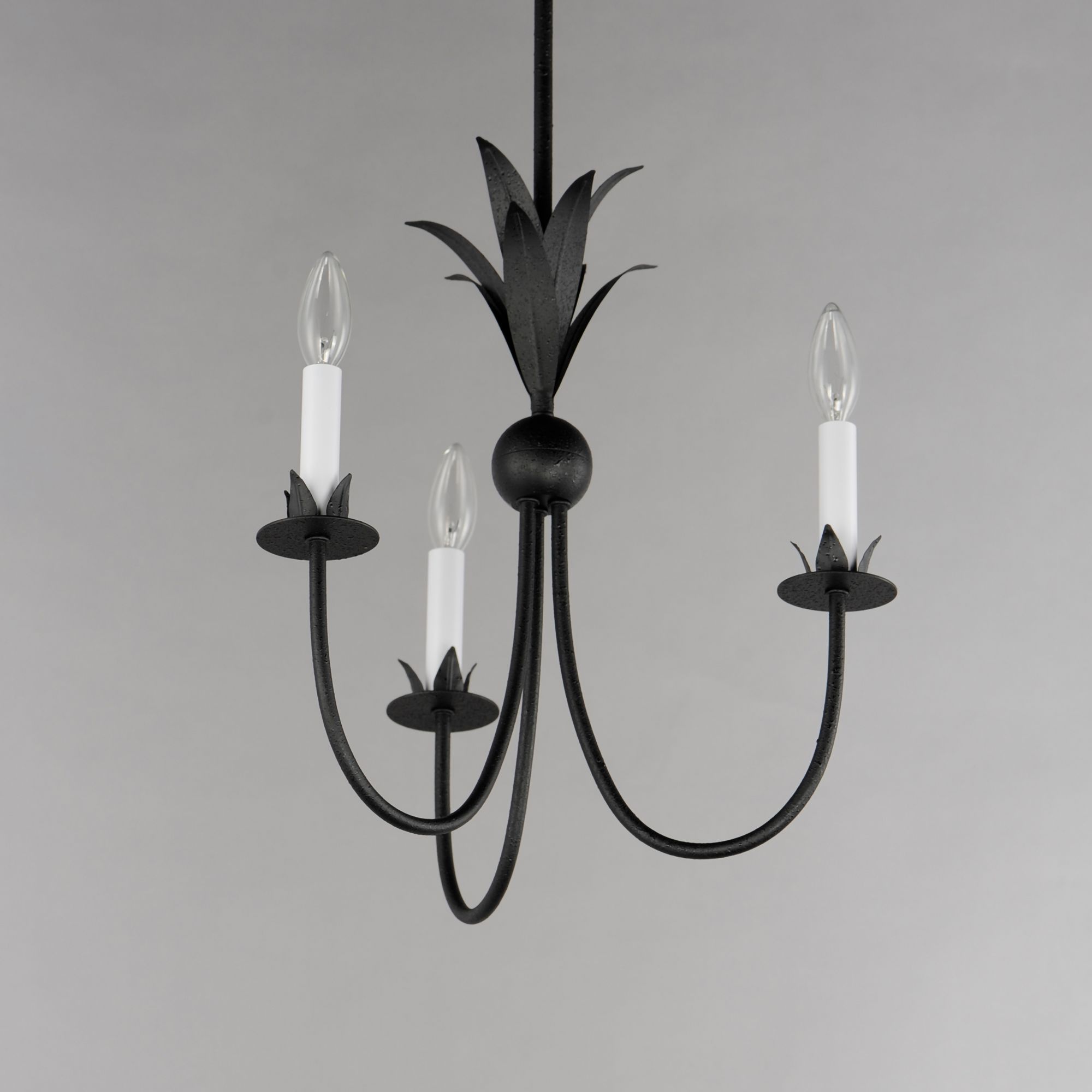Image 4 Paloma 3-Light Chandelier - Black more views