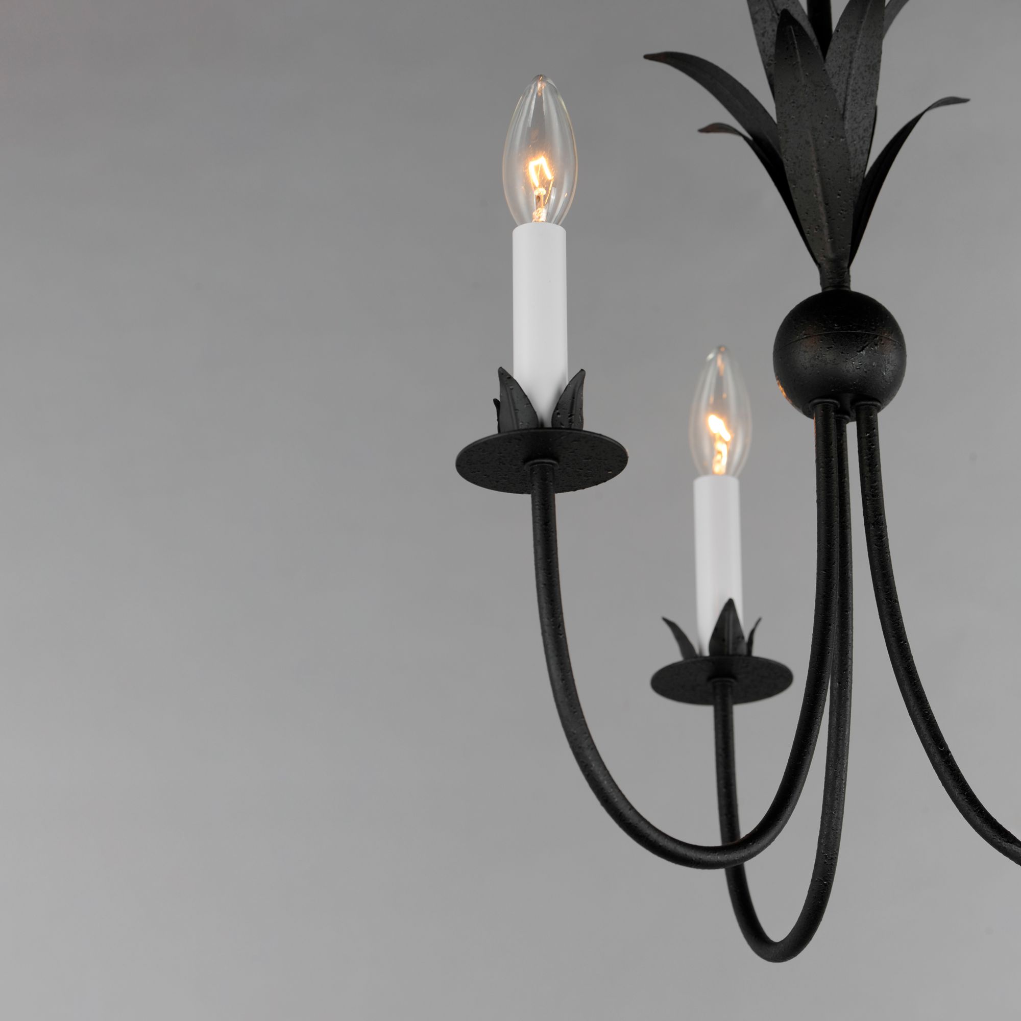 Image 5 Paloma 3-Light Chandelier - Black more views