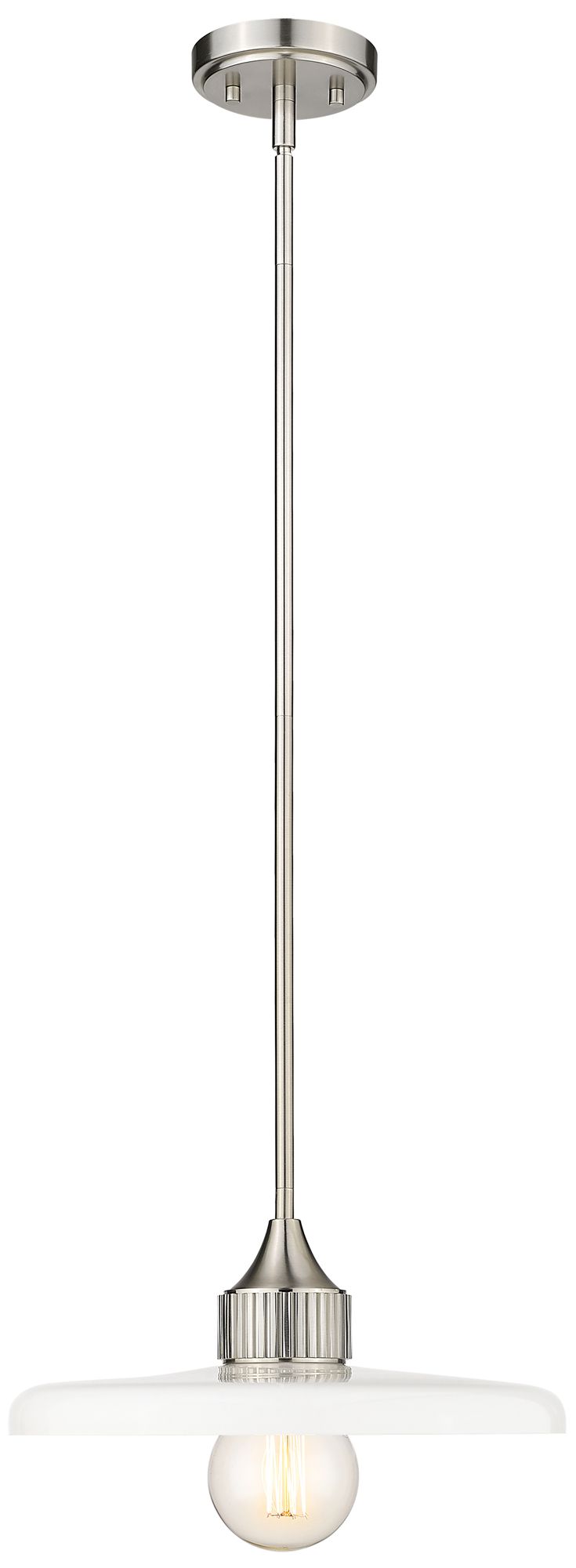 Paloma by Z-Lite Brushed Nickel 14 inch 1 Light Pendant