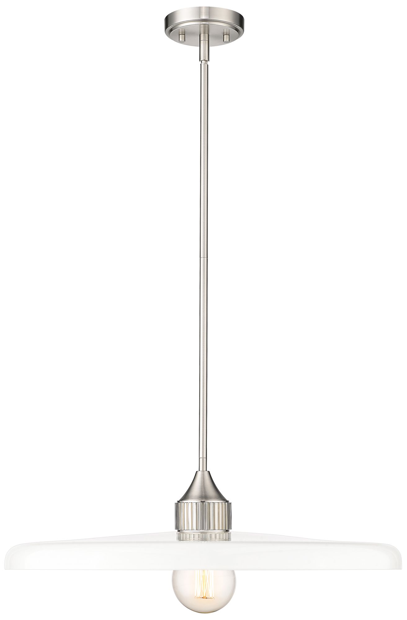 Paloma by Z-Lite Brushed Nickel 24 inch 1 Light Pendant