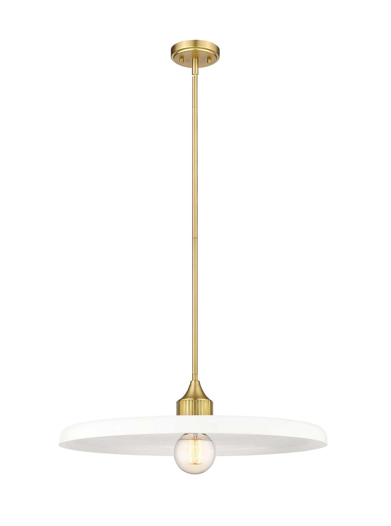 Image 6 Paloma by Z-Lite Olde Brass 24 inch 1 Light Pendant more views