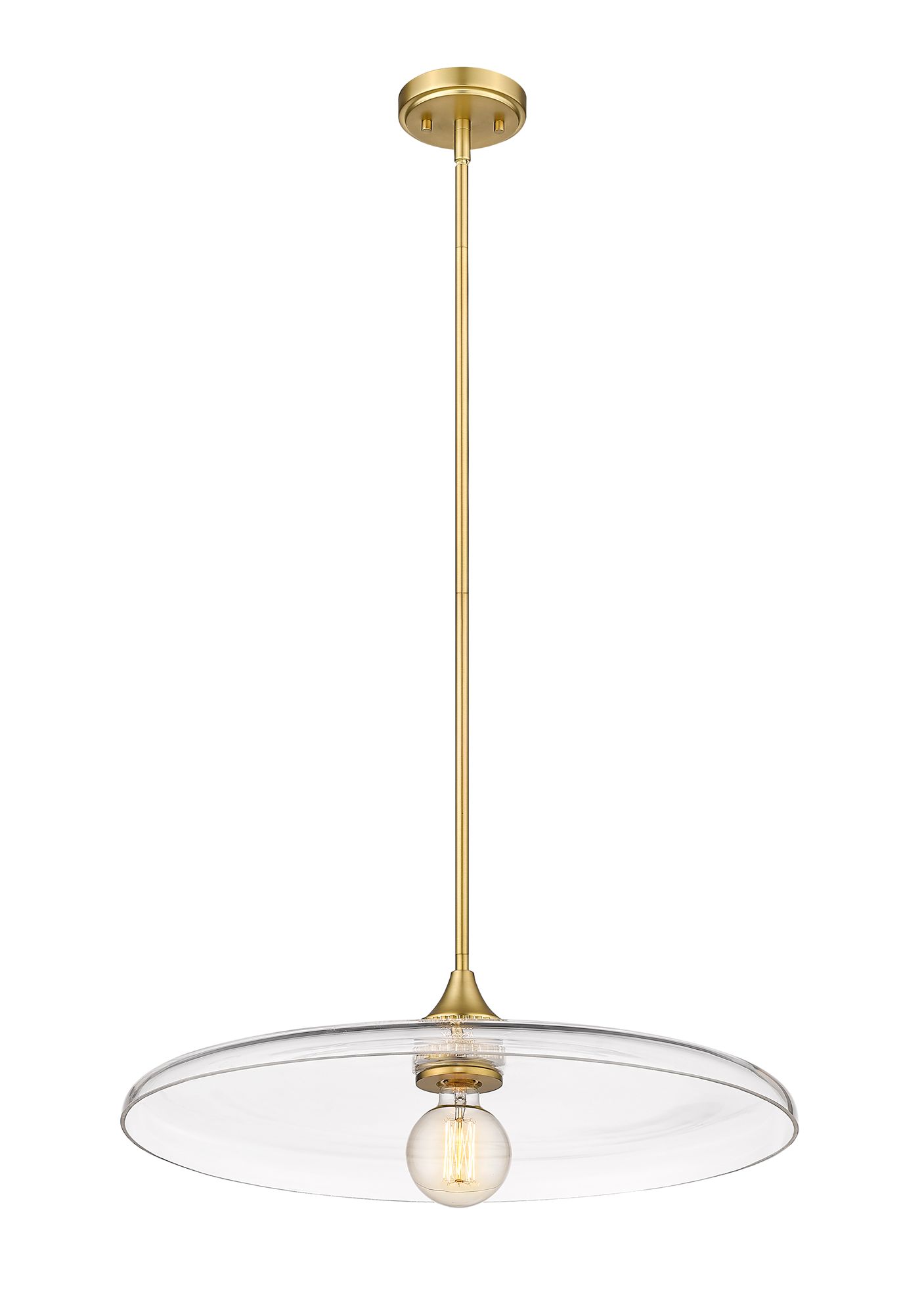 Image 5 Paloma by Z-Lite Olde Brass 24 inch 1 Light Pendant more views
