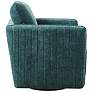Paloma Green Fabric Swivel Accent Chair
