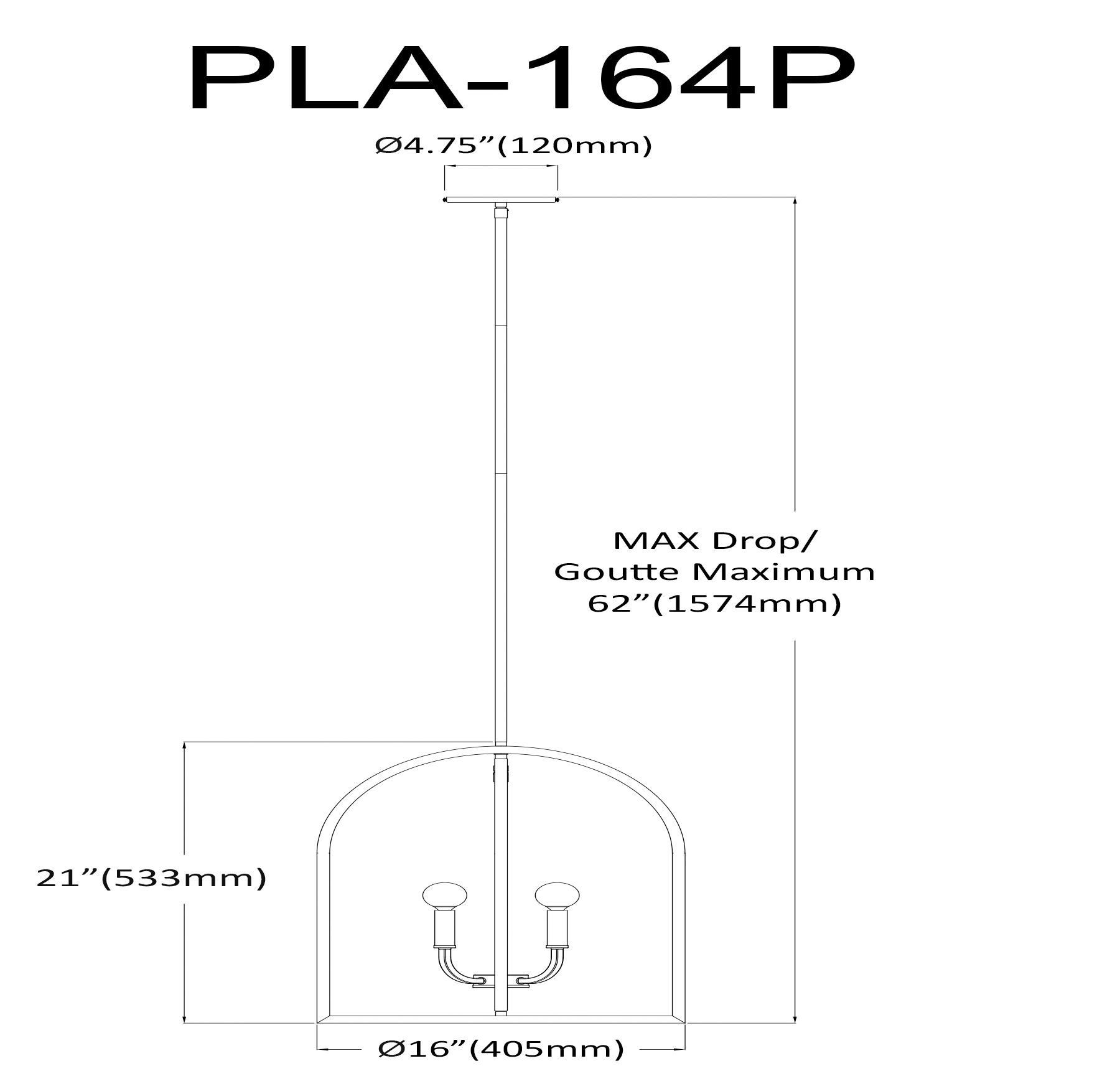 Image 3 Pamela 16" Wide 4 Light Matte Black Pendant more views