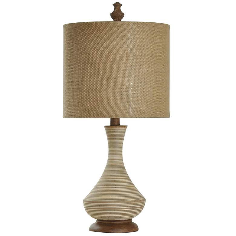 Image 3 Pamela 23" High Biscuit Beige Modern Accent Table Lamp more views
