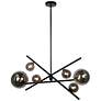 2_Pamela 27" Wide Black 6-Light Island Chandelier