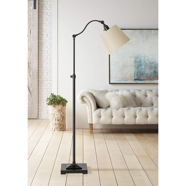 Image 1 Pampano Oil Rubbed Bronze Adjustable Downbridge Floor Lamp