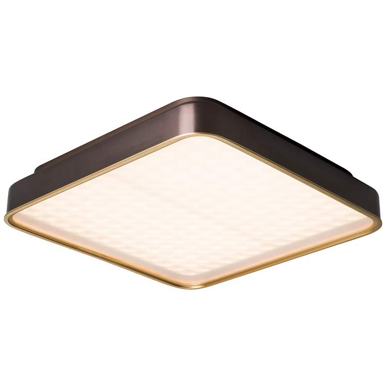 Image 1 Pan 15.9" Deep Taupe Flush Mount